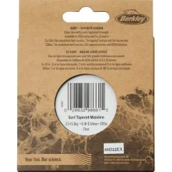 Berkley Nautil Surf Monofilament Tapered 0,23-0,57 Mm 200meter -Rapala Winkel 1561408 back
