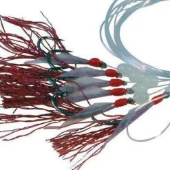 Albatros Deep Blue Herring Glitter Red 5 Hooks