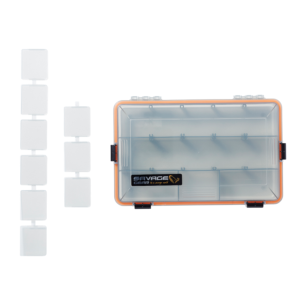 Savage Gear WP LUREBOX 6B SMOKE 35.5X23X9.2CM 4 Savage Gear WP LUREBOX 6B SMOKE 35.5X23X9.2CM - Afbeelding 2