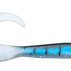 SvartZonker McRubber Tail -Rapala Winkel C16 uv pearl makrill Mcrubber tail 8cm