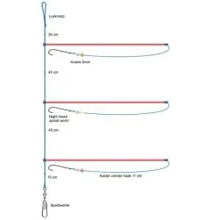 Midnight Moon – Platvis Onderlijn #4 -Rapala Winkel products 9200000020639942 1 1