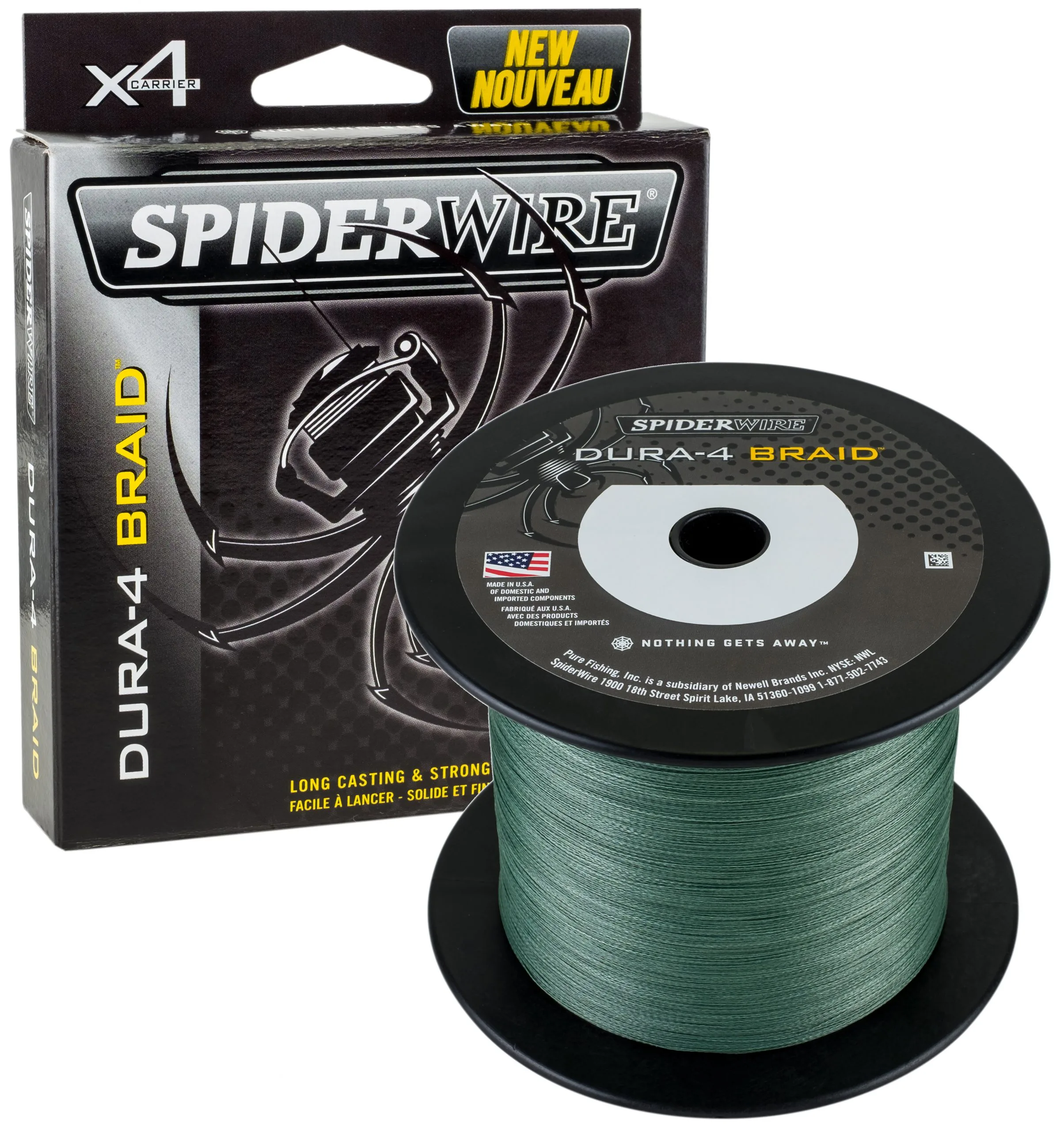 SpiderWire Dura-4 Braid Line 1800m 0,20 MM 3 SpiderWire Dura-4 Braid Line 1800m 0,20 MM