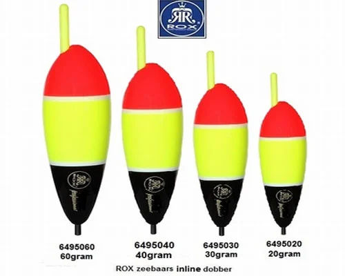 Rox Zeebaars/snoek Inline Dobbers 20 Gr 3 Rox Zeebaars/snoek Inline Dobbers 20 Gr