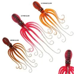 Savage Gear 3D Octopus 185gr 20cm UV Orange Glow -Rapala Winkel products savage gear 3d octopus
