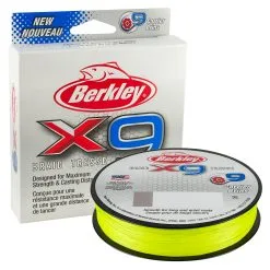 Berkley X9 Braid Fluo-Green 0,08 MM 7,6kg